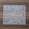 Cat Shape Theme DIY Pendant Silicone Molds X-DIY-F161-01C-2