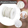10M Flat Braided Imitation Leather Cords LC-CL0001-04D-5