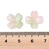 Two Tone Transparent Glass Bead Caps GLAA-Z020-02E-3