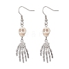 Brass Dangle Earrings EJEW-TA00710-2