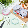 1 Group 10 Colors Round Polyester Elastic Cord EC-SC0001-01-4