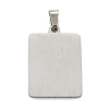 Non-Tarnish 304 Stainless Steel Pendants STAS-K216-48S-P-2