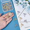 32Pcs 2 Colors Rack Plating Alloy Pendants FIND-UN0007-54-2