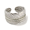 Non-Tarnish 304 Stainless Steel Open Cuff Ring RJEW-C067-15P-2