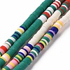 Handmade Polymer Clay Bead Strands CLAY-C003-05A-1