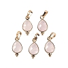 Natural Rose Quartz Faceted Pendans X-KK-L218-004G-03-1