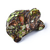 Tortoise Assembled Natural Bronzite & Synthetic Imperial Jasper Model Ornament G-N330-39A-02-3