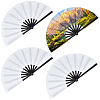 Cloth Hand Held Fan LS-DIY-WH0579-95B-1