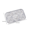 Crystal Drop Glue Diy Pentagram & Flower & Heart & Triangle & Hexagon Connected Flow Sand Pendant Hanging Decoration Silicone Mold LS-PW-WG89A9A-01-2