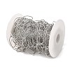 304 Stainless Steel Oval Link Chains CHS-C018-01A-P-2