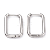 Tarnish Resistant 201 Stainless Steel Hoop Earrings STAS-D451-35P-1