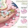 250G UV Plating Rainbow Iridescent Opaque Acrylic Beads PACR-CJ0001-38A-8