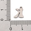 Non-Tarnish 201 Stainless Steel Charms STAS-U016-01P-K-3