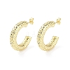 Rack Plating Brass Micro Pave Cubic Zirconia Studs Earrings EJEW-B047-06G-1