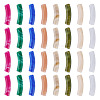 100Pcs Two Tone Acrylic Beads MACR-TA0002-80-1