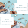 12Pcs 6 Styles Alloy Glass Cabochons DIY-GF0013-78-3