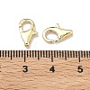Brass Lobster Claw Clasps KK-G557-06A-G-3