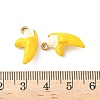 304 Stainless Steel Enamel Pendants STAS-I346-20G-06-3