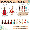40Pcs 10 Styles Alloy Enamel Pendants FIND-ME0001-94-2