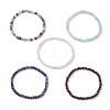 Natural Mixed Gemstone Beaded Stretch Bracelets for Women BJEW-JB13335-2