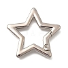 Zinc Alloy Spring Gate Rings FIND-H050-01C-P-1