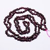 Natural Garnet Beads Strands G-D411-01-1