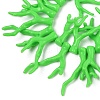 Opaque Acrylic Imitation Coral Beads Strands SACR-P033-02A-01-2