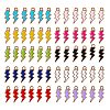 Light Gold Plated Alloy Enamel Pendants ENAM-SZ0001-33LG-1