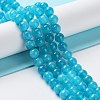 Dyed Natural Malaysia Jade Beads Strands G-G021-02A-02-2