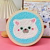 DIY Punch Embroidery Beginner Kits for Beginners PW-WG207F1-09-1