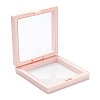 Square Transparent PE Thin Film Suspension Jewelry Display Box CON-D009-01A-04-3