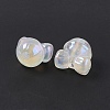 UV Plating Rainbow Iridescent Acrylic Beads PACR-M003-07E-4