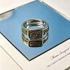Retro Alloy Cuff Open Rings WGAB584-01-2