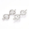 Brass Locket Pendants LS-PALLOY-S094-43P-01-2