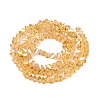 Electroplate Transparent Glass Beads Strands EGLA-Q139-01A-A03-2