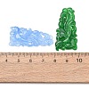 Dyed Natural Quartz Carved Pendants GG-CBA0022-09-3