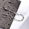Non-Tarnish 304 Stainless Steel Cable Chain Bracelet for Men Women BJEW-E031-05C-P-3