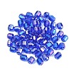 Electroplate Column Glass Beads EGLA-A043-02-AB14-1