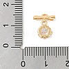 Brass Micro Pave Cubic Zirconia Pendants KK-R219-17G-3