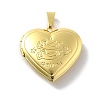 Brass Locket Pendants KK-C092-25G-06-1