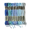 12 Skeins 12 Colors 6-Ply Polyester Embroidery Floss OCOR-FS0001-01A-01-1