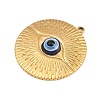 304 Stainless Steel with Blue Resin Pendants SA-CBABA5E-26G-2