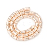 Electroplate Opaque Glass Imitation Pearl Beads Strands EGLA-H113-07B-2