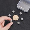Rack Plating Brass Cubic Zirconia Beads ZIRC-NB0001-01P-3