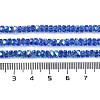 Electroplate Glass Beads Strands GLAA-Q105-03H-4