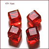 Imitation Austrian Crystal Beads SWAR-F069-6x6mm-05-1