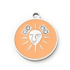 Twelve Constellations 304 Stainless Steel Enamel Pendants SA-CBAAE04-01P-06-1
