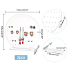 Acrylic Earring Display Stands EDIS-WH0006-33B-2