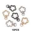 15Pcs 3 Colors Alloy Swivel Clasps FIND-YW0009-39-1