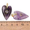 Natural Amethyst Pendants GG-CBA51ED-03G-09-2